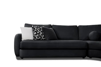 Ceilo 3-PC Black Sectional