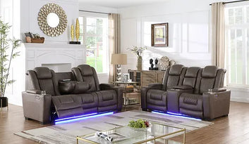 Ashe Brown 3-PC Power Reclining  Set
