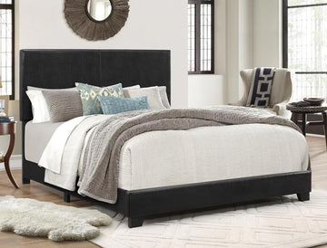 Erin Espresso PU Platform Bed
