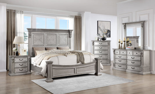 Dolly Platinum 5-PC Bedroom Suite