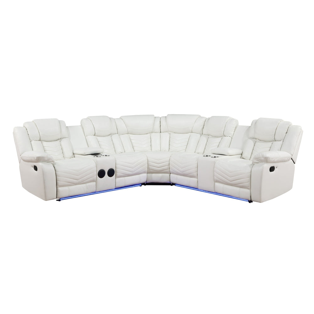 S2021 Lucky Charm Sectional (White)
