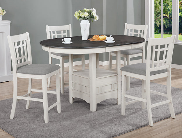 Hartwell Dining Table Set – 5PC & 7PC | White, Espresso Brown & Black