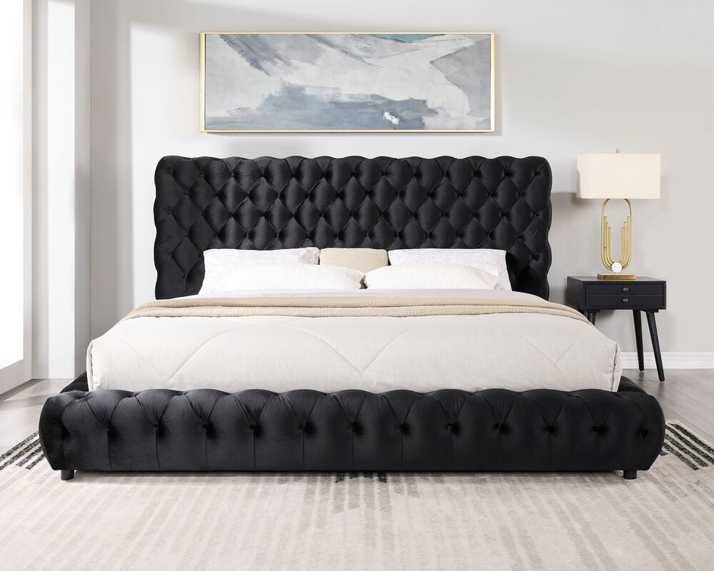 Dream Velvet Platform Bed