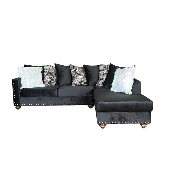 S315 Black Sectional