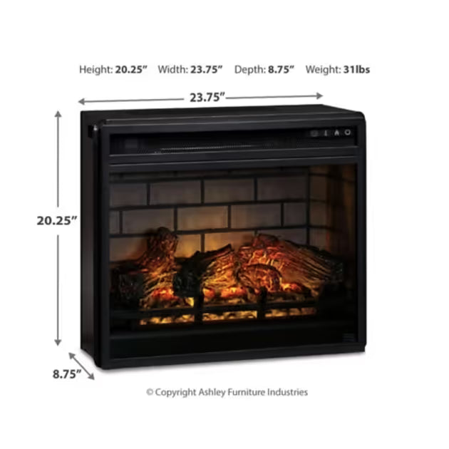 Ashley W100-101 Fireplace