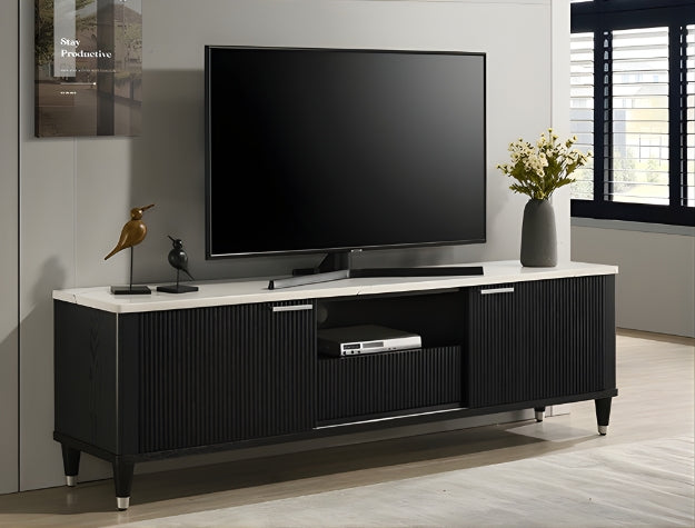 4813BK-9 BRITANY TV STAND BLACK