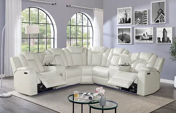 Eclipse 3-PC  Power Reclining Sectional (Bluetooth)