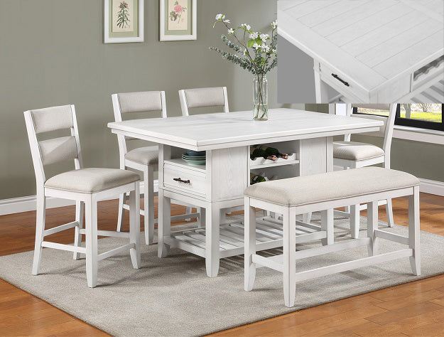 Wendy 7-PC Counter Height  Dining Table Set