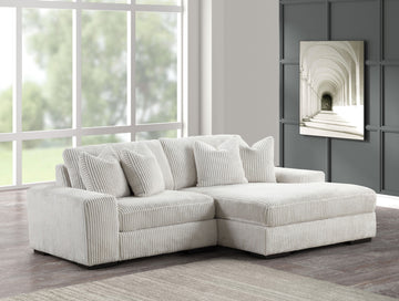 Sunday Beige 2-PC Sectional
