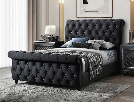 Kyrie Upholstered Sleigh Bed