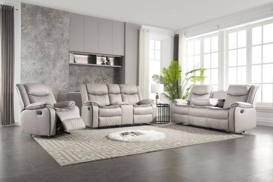 Weston Stone 3-PC Reclining Living Room Set