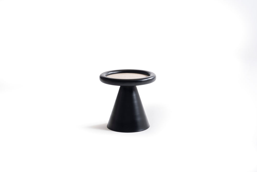 950 Black Travertine 3 Pc Coffee Table Set