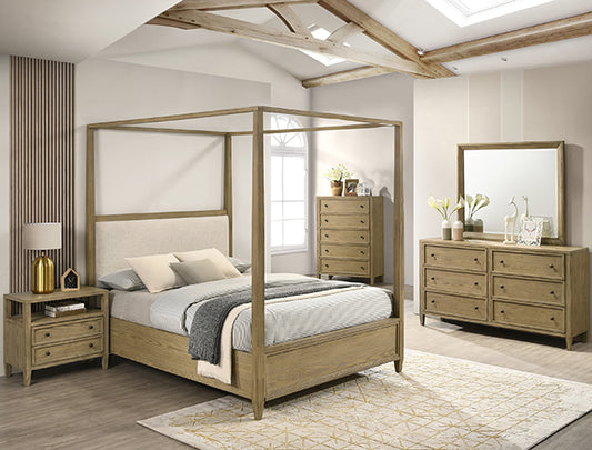 Sienna 5-PC Canopy Platform Bedroom Set