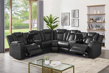 Eclipse 3-PC  Power Reclining Sectional (Bluetooth)