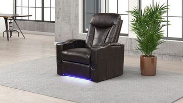 Topgun Espresso - Power Recliner (Bluetooth Speaker + Led Light)