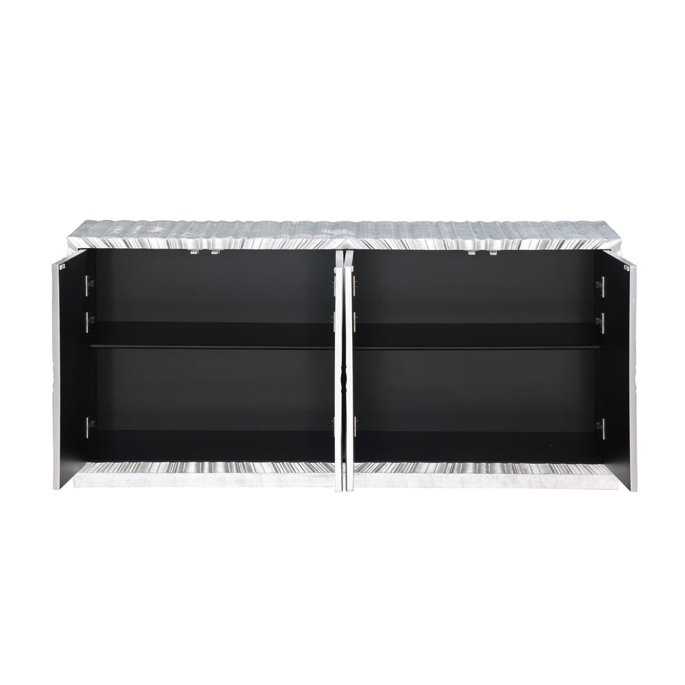 Selene Console (Silver Leaf)