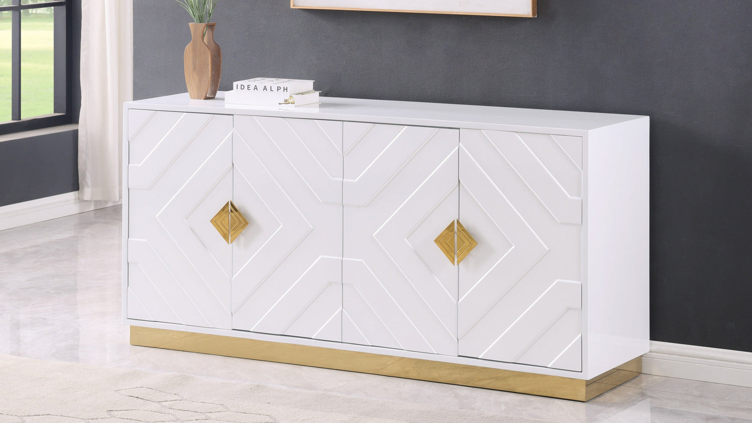 A-C13 Paros Console White