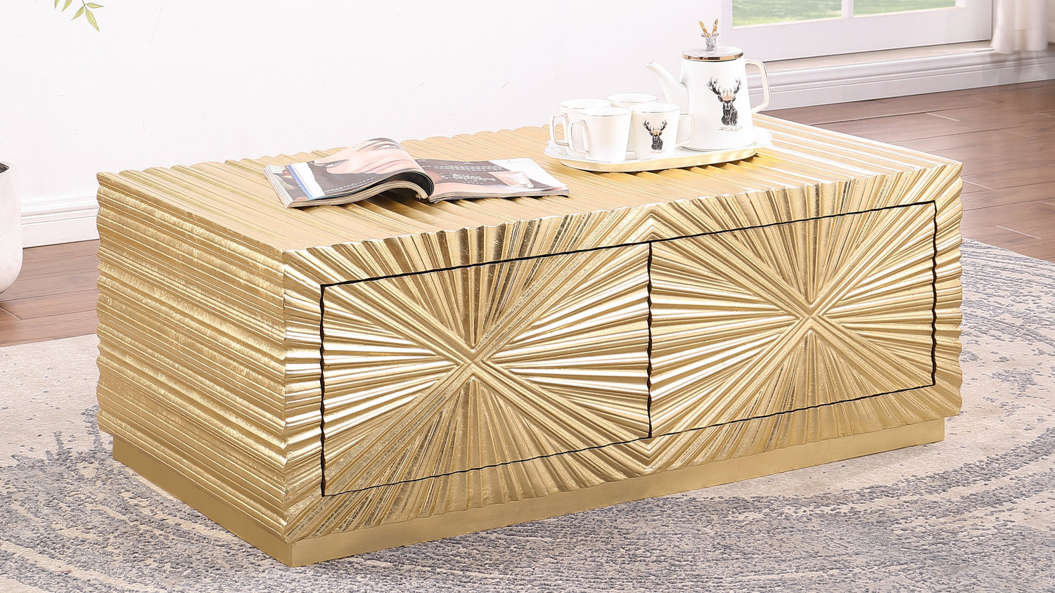 A-CT06 Helios Coffeetable (Gold)