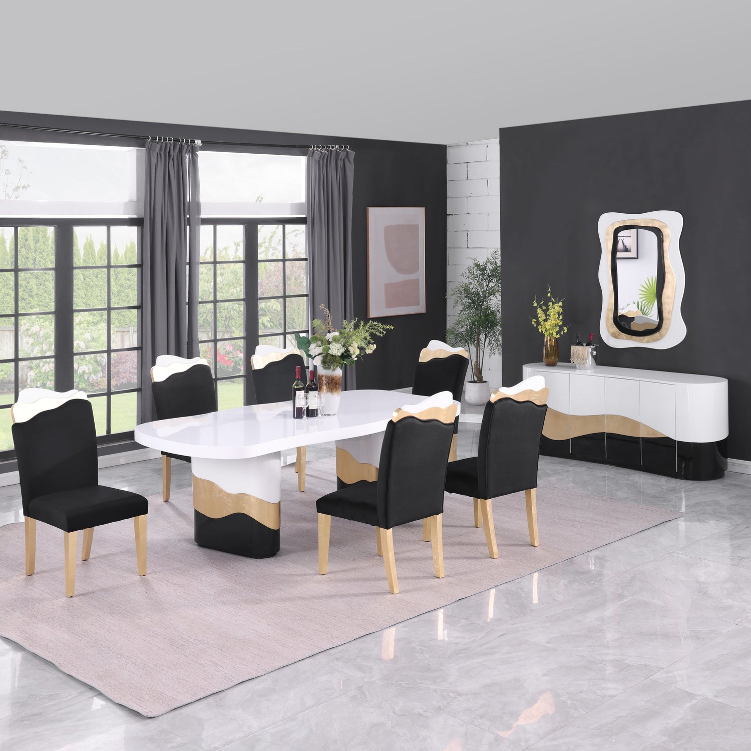 D901 Orion 82" Dining Table