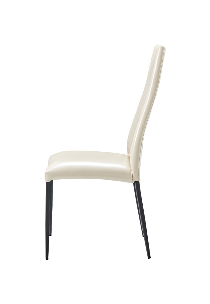 Marble Table Grey Taupe with 3405 Chairs Beige