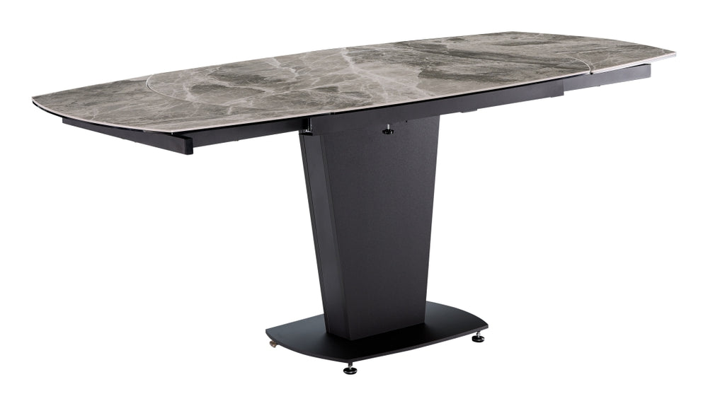 Marble Table Grey Taupe with 3405 Chairs Beige
