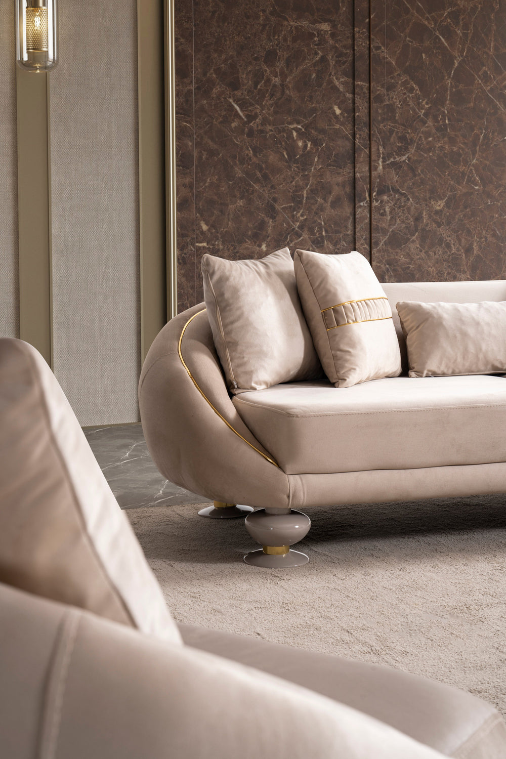 Elysium Collection | Luxury Curved Sofa Set | 2-PC & 3-PC