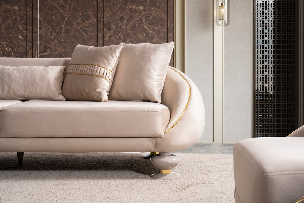Elysium Collection | Luxury Curved Sofa Set | 2-PC & 3-PC