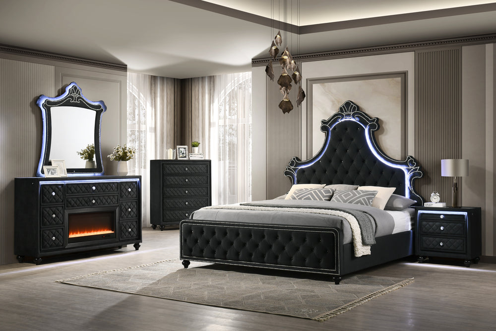 Majesty Bedroom Suite | LED Fireplace Majesty Bedroom Suite | LED Fireplace