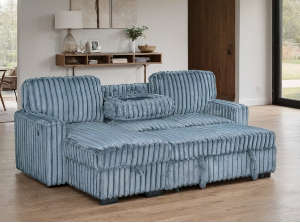 Poland Reversible Sectional With Pull-Out Bed