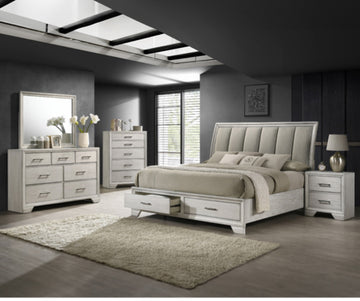 James White Mist 5-PC Bedroom Set