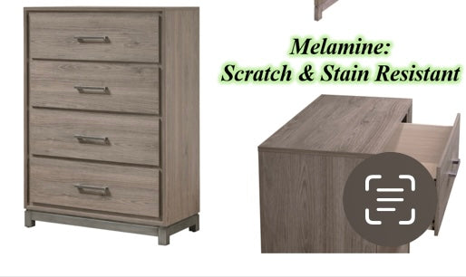 River Grey Oak Bedroom Set | Modern Minimalist | Queen & King