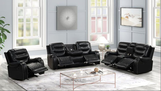 Ashely Black OVERSIZED 3-PC Reclining Set