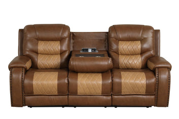 Ashley Light Brown Oversized 3-PC Reclining Set