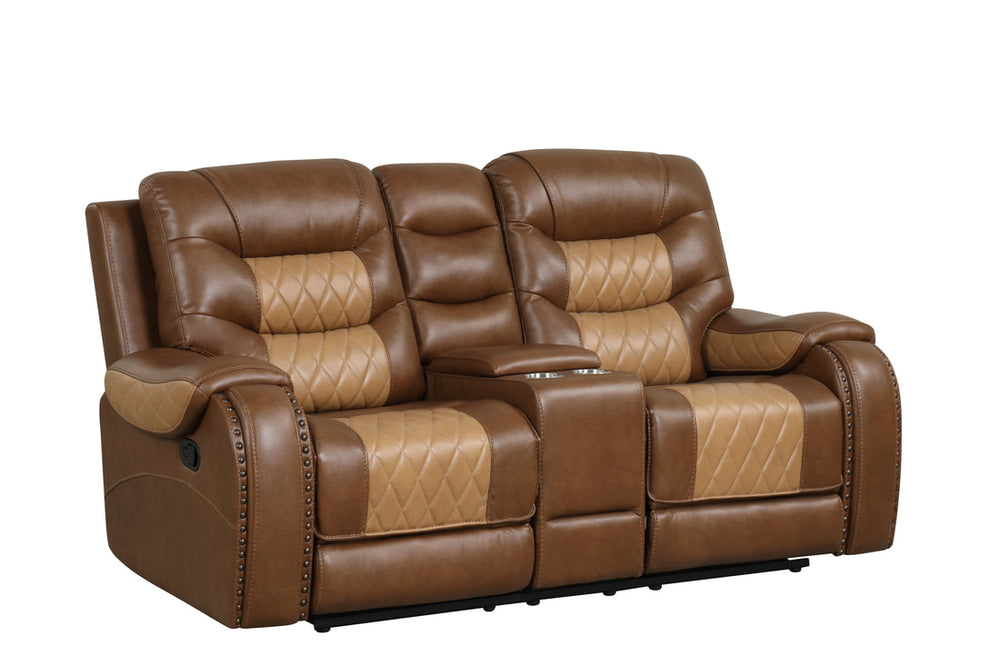 Ashley Light Brown Oversized 3-PC Reclining Set