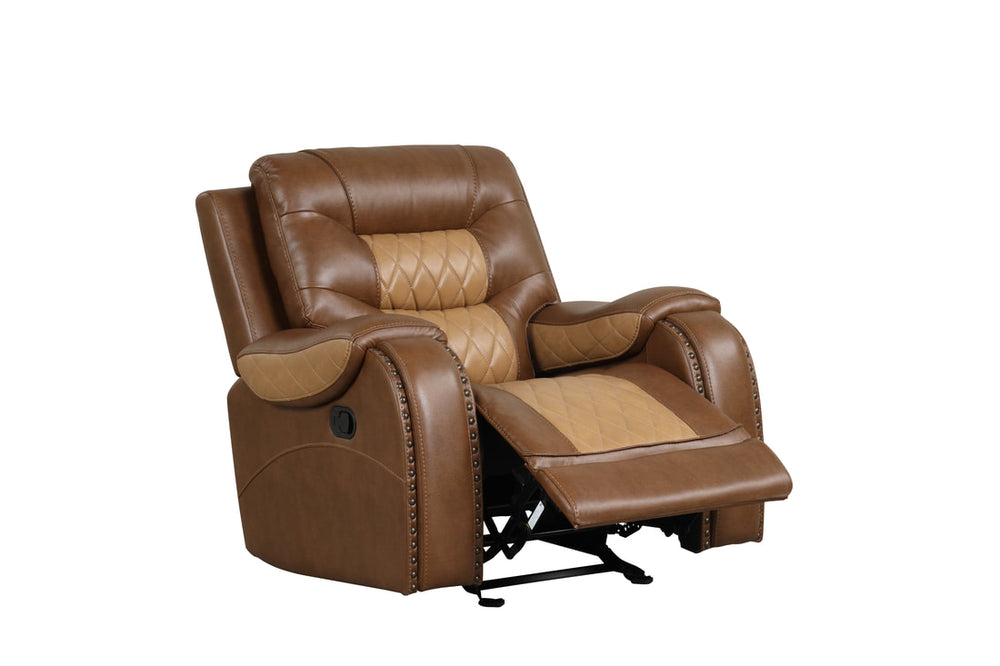 Ashley Light Brown Oversized 3-PC Reclining Set