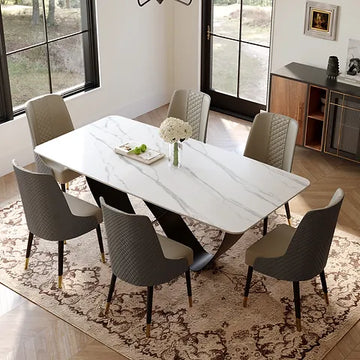 Jewel 7-PC Dining Set (Sintered Stone)