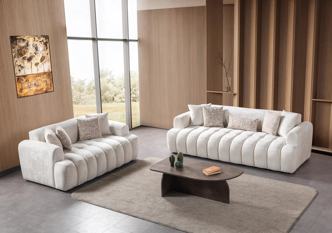 Yulia Boucle Sofa & Loveseat