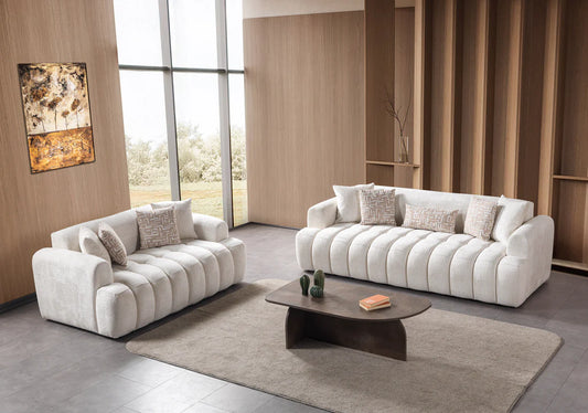 Yulia Boucle Sofa & Loveseat