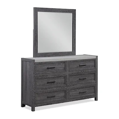 Madison Dark Gray 5-PC Panel Bed Bedroom Set