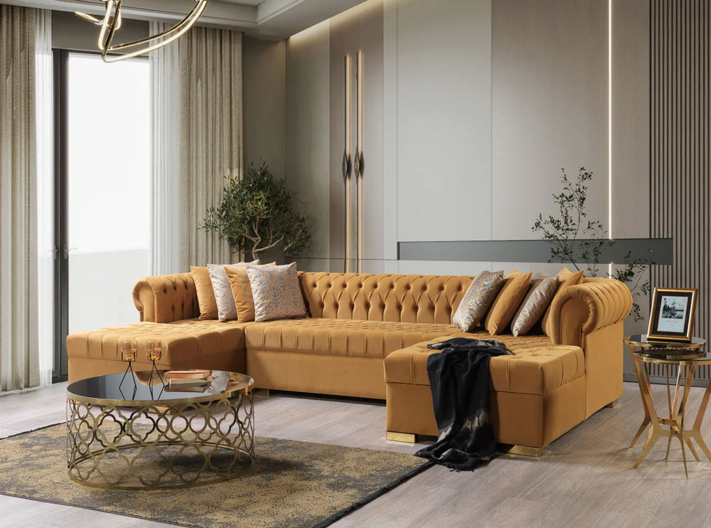 Lauren Velvet Sectional