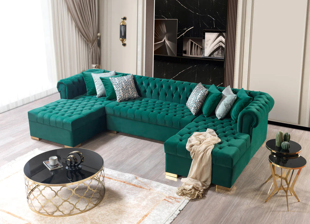 Lauren Velvet Sectional
