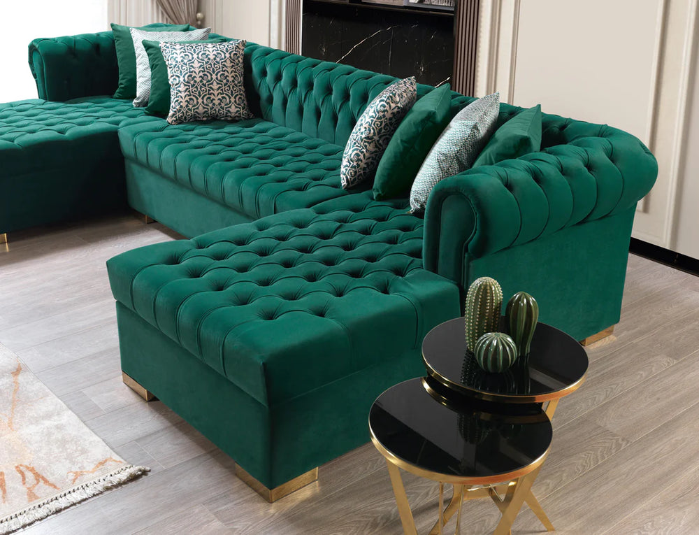 Lauren Velvet Sectional