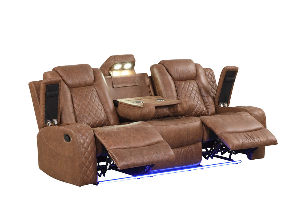 Luz Saddle 3-PC Reclining Set