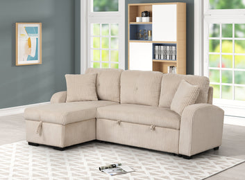 Silvia Sectional With Pull-Out Bed