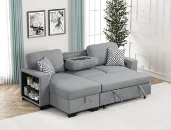 Pacific Reversible Sectional With Pull-Out Bed