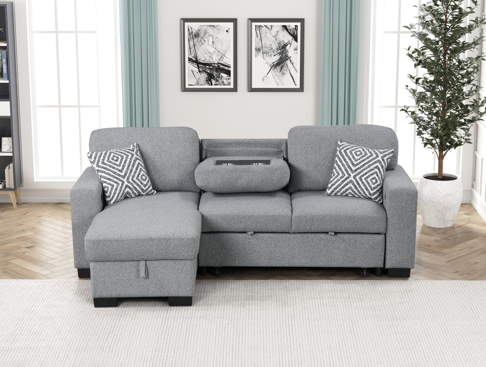 Pacific Reversible Sectional With Pull-Out Bed
