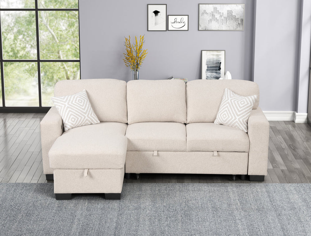 Pacific Reversible Sectional With Pull-Out Bed
