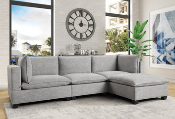 Cloud Modular Charcoal Sectional