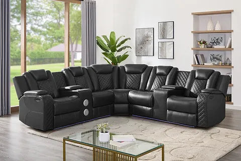 Eclipse 3-PC  Power Reclining Sectional (Bluetooth)