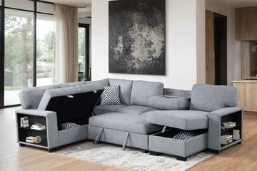 Atlantic Sectional With Pull-Out Bed